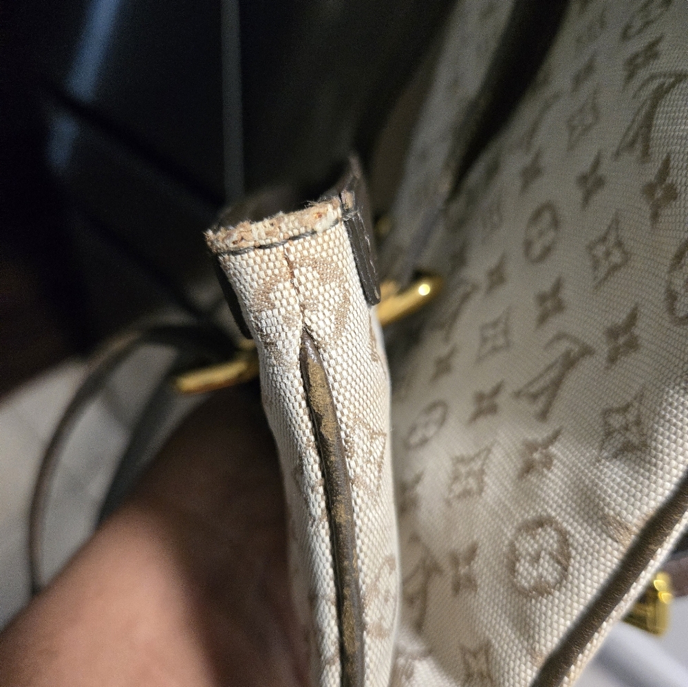 Louis Vuitton Mini Lin Françoise Tote W DUST BAG AND  LOCK AND KEY 334 - Picture 10 of 17